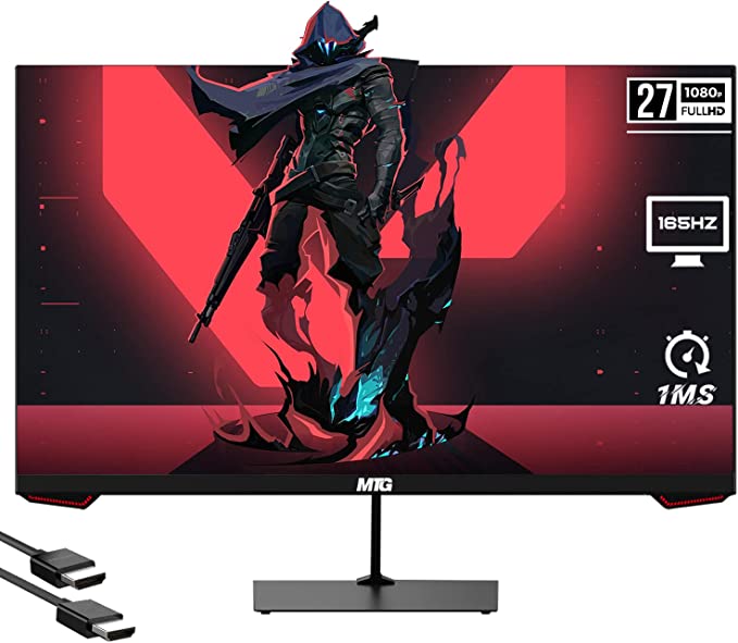 MTG 27 inch Gaming 1080p LED Desktop Laptop Monitor - Full HD
