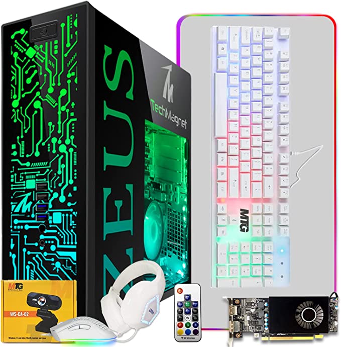 Gaming Desktop PC, Intel i7 6th Gen, TechMagnet Zeus Pro 6 16GB RAM Nvidia GT 1030  4GB DDR4 Graphic card