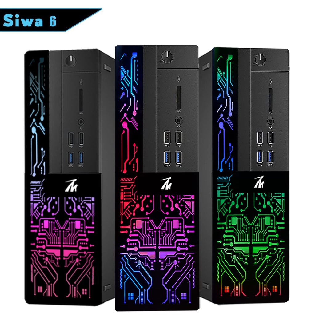 Restored TechMagnet Computer Desktop PC,Intel Core i3-6100,Siwa 6,8GB RAM,120GB SSD (Fast Boot),2TB HDD,MTG 22 inch Monitor,Web Cam,RGB Speakers Keyboard Mouse,Windows 11 Professional (Renewed)