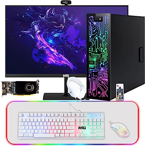 Computer Desktop PC, Intel Core i7-4770, TechMagnet Zeus, 16GB RAM, Gaming Kit, Webcam, Windows 10 Pro (Renewed)