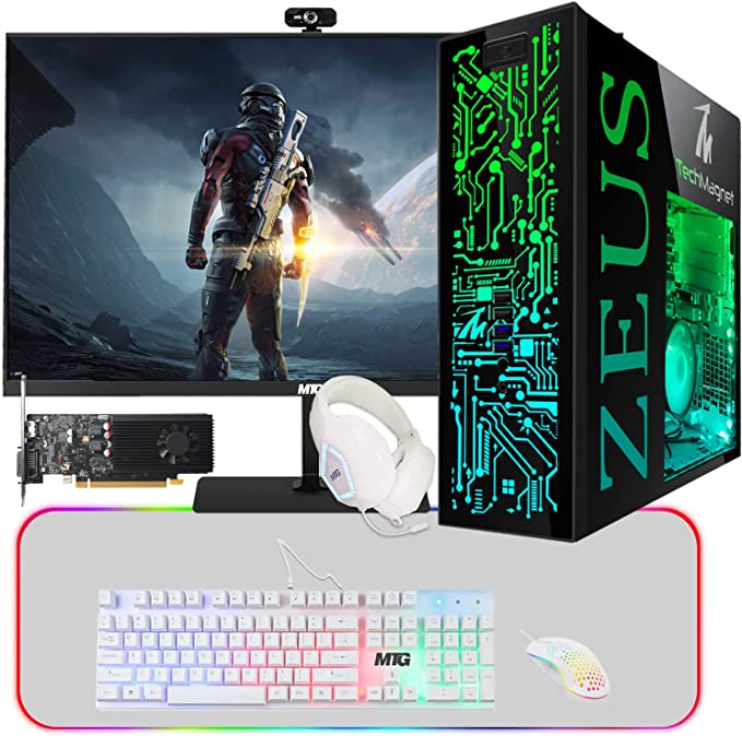 Gaming Desktop PC, Intel i5 6th Gen, TechMagnet Zeus Pro 6 16GB RAM nvidia GT 1030  4GB DDR4 Graphic card