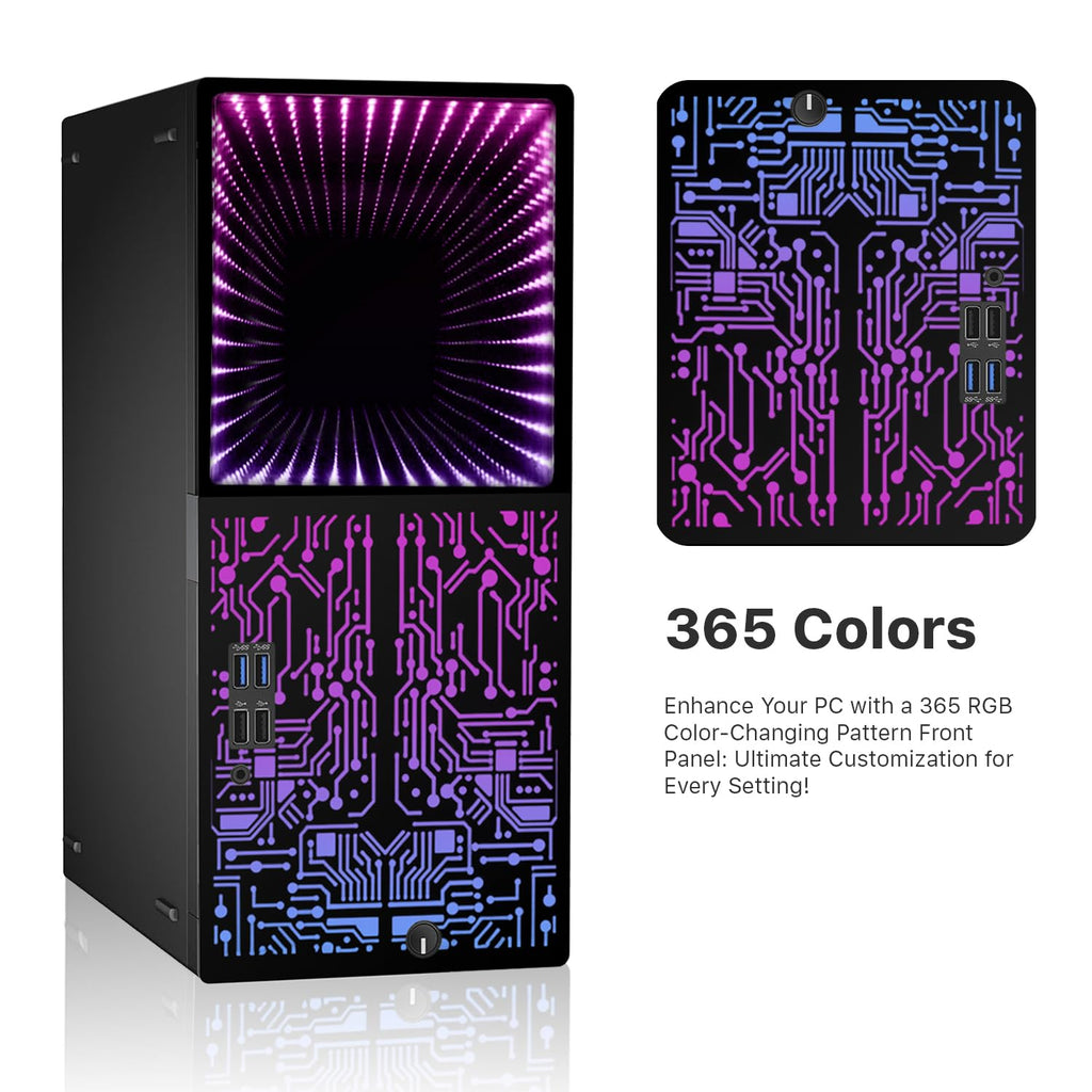 Restored Gaming PC Desktop Intel core i5 6th Gen,Horizon+ with AMD RX-550 4GB DDR5,16GB RAM,1TB SSD,HDMI,DVI,VGA,RGB Keyboard,Mouse,Wi-Fi,Windows 11 Professional (Renewed)