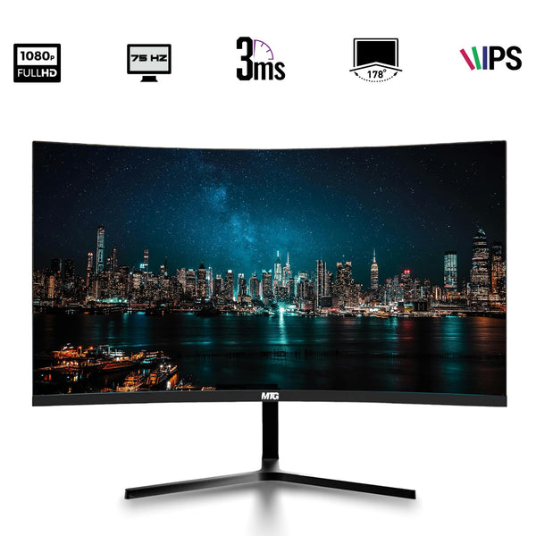 TechMagnet All in one Desktop Computer, Cheetah 4, Intel Core i3 4th Gen 2.9Ghz,New 24 inch Curved Display, MTG Wireless Ergonomic Keyboard Mouse, WiFi, Win 10 Pro (Refurbished)