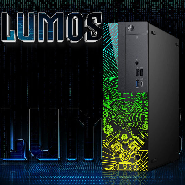 Restored Lumos 8 Gaming Desktop PC,Intel Core i5 6th Gen,GT 1030 2GB DDR5,16GB RAM,256GB SSD + 1TB HDD,RGB Kit,Windows 11 Pro (Renewed)