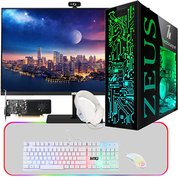 Gaming Desktop PC, Intel i7 6th Gen, TechMagnet Zeus Pro 6 16GB RAM Nvidia GT 1030  4GB DDR4 Graphic card