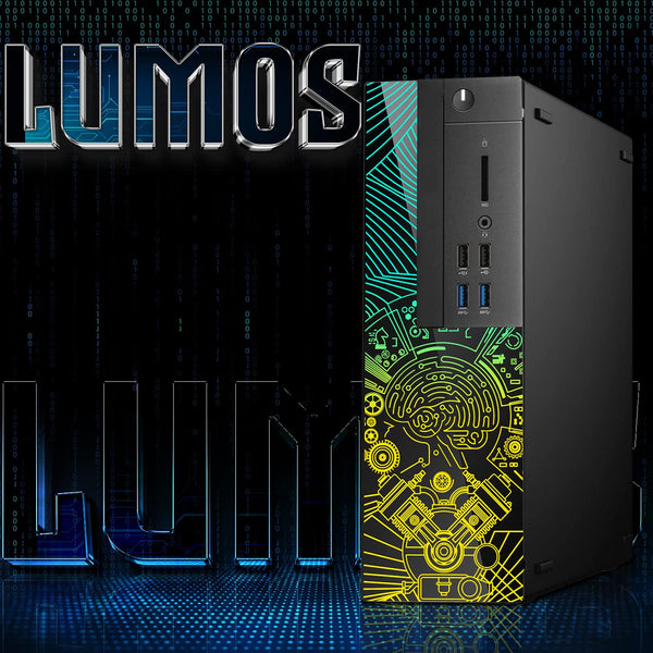 Restored Lumos 8 Gaming Desktop PC,Intel Core i5 8th Gen,16GB RAM,128GB HDD + 2TB HDD,AMD RX 550 4GB GDDR5 Graphics Card,24 Inch Monitor,PCI-E Bluetooth | Wi-Fi,RGB Kit,Win 11 Home (Renewed)